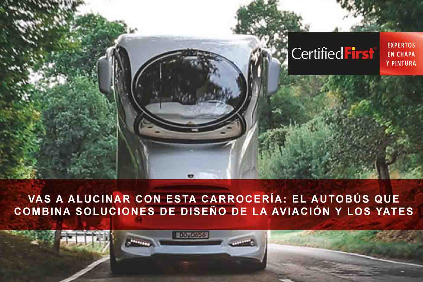 Vas a alucinar con esta carrocería: El autobús que combina soluciones de diseño de la aviación y los yates