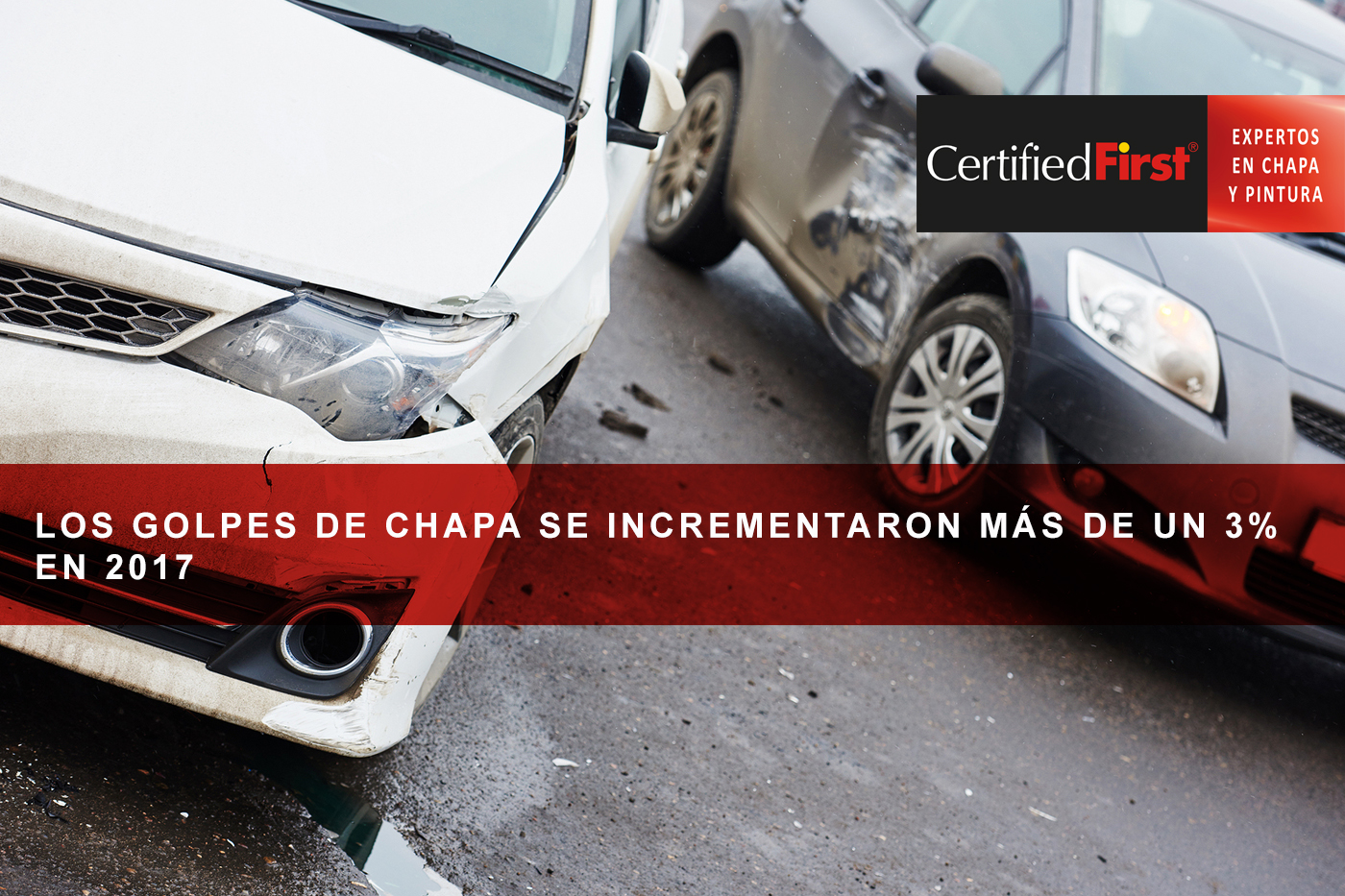 Los golpes de chapa se incrementaron más de un 3% en 2017