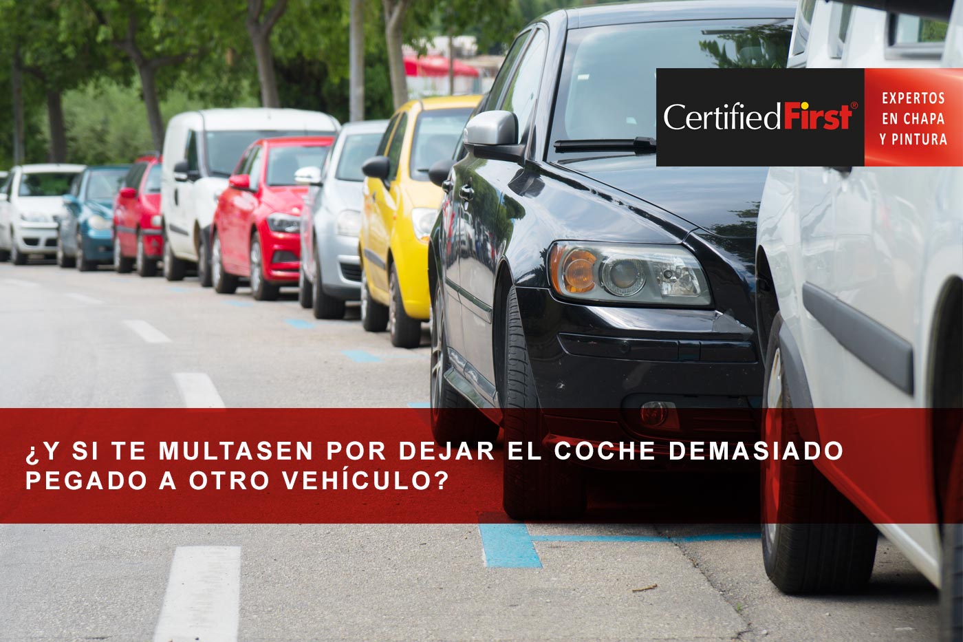 ¿Y si te multasen por dejar el coche demasiado pegado a otro vehículo?