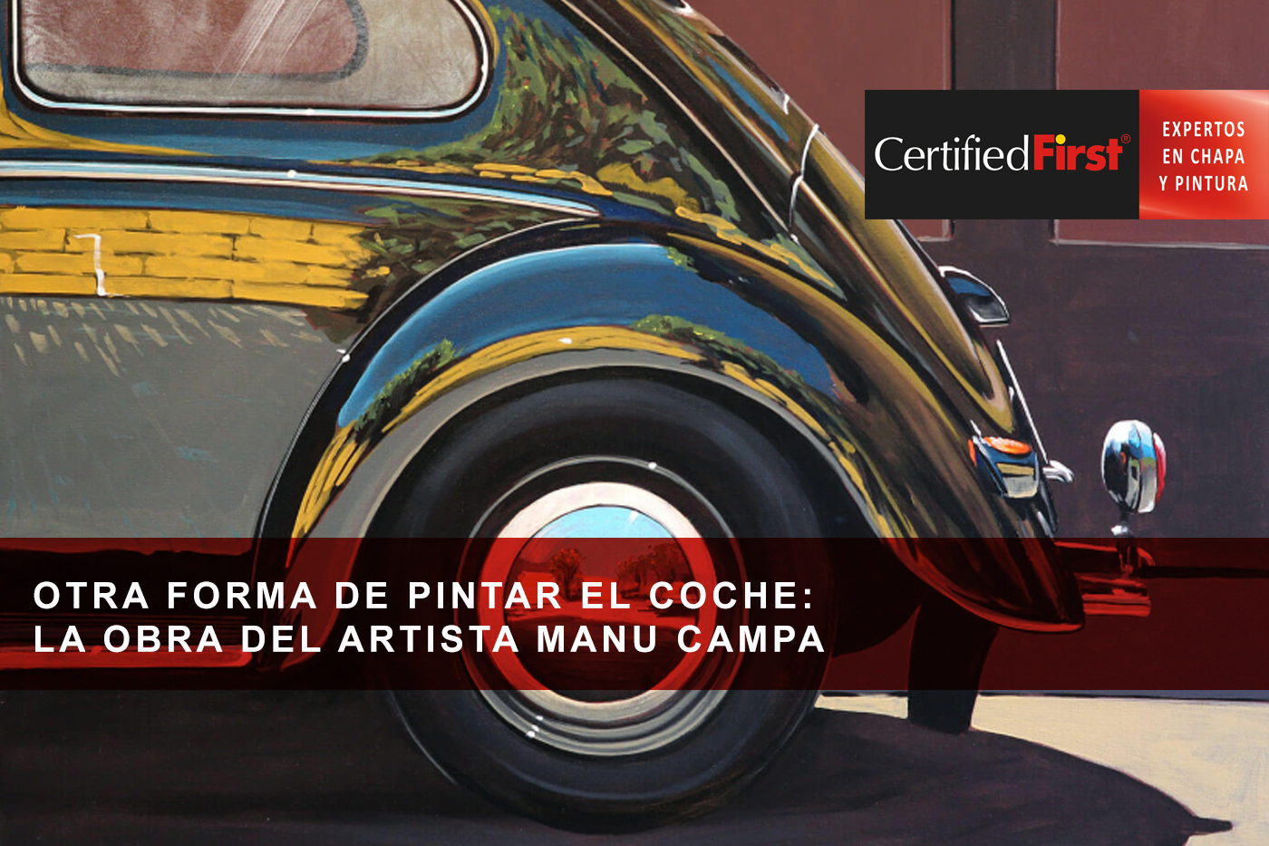 Otra forma de pintar el coche: la obra del artista Manu Campa