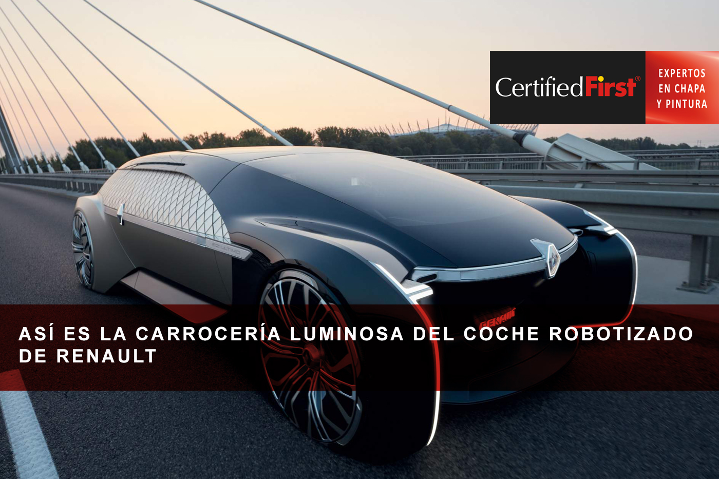 Así es la carrocería luminosa del coche robotizado de Renault