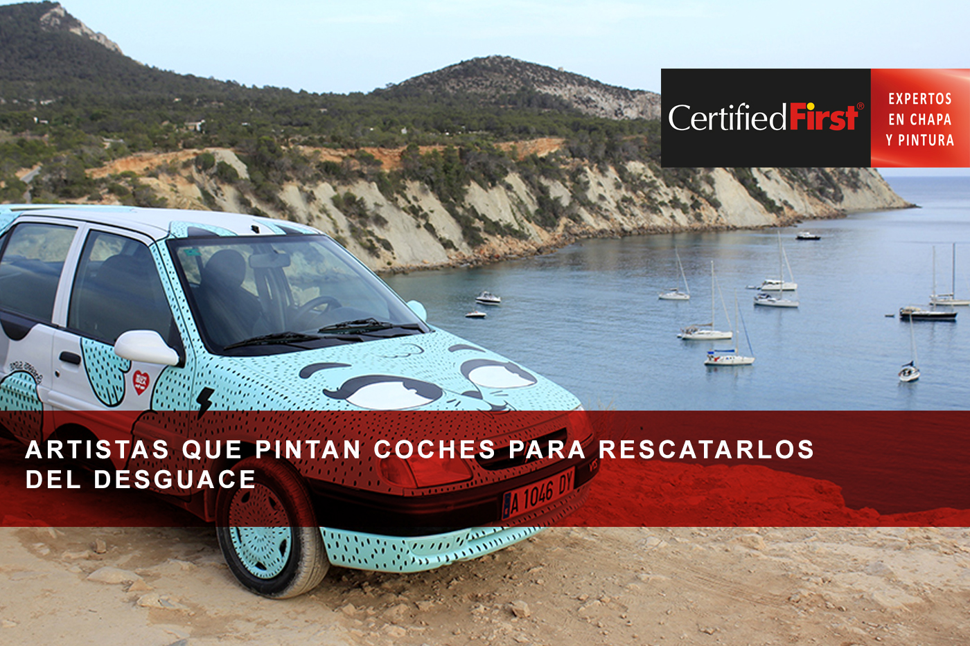 Artistas que pintan coches para rescatarlos del desguace