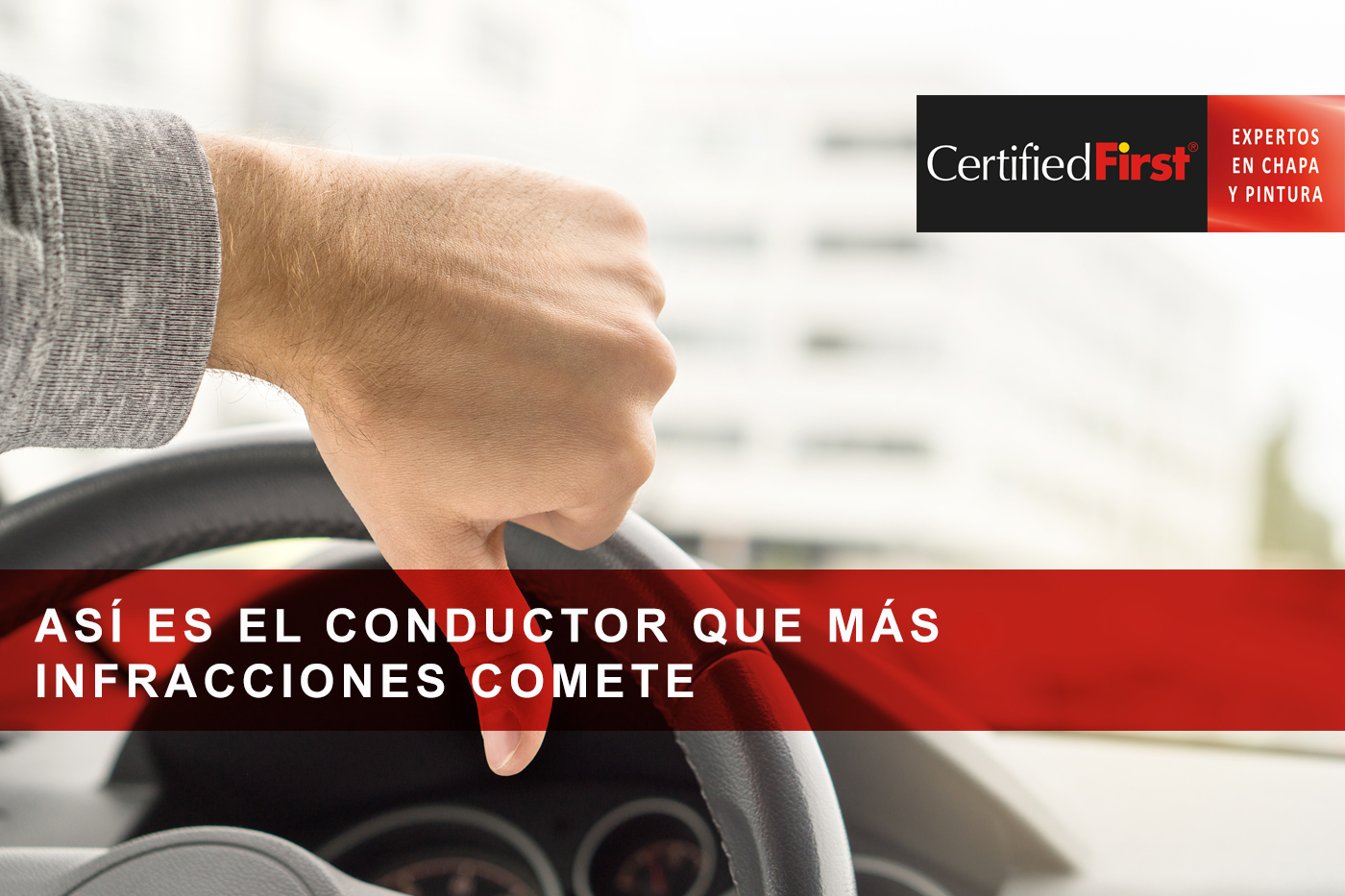 Así es el conductor que más infracciones comete