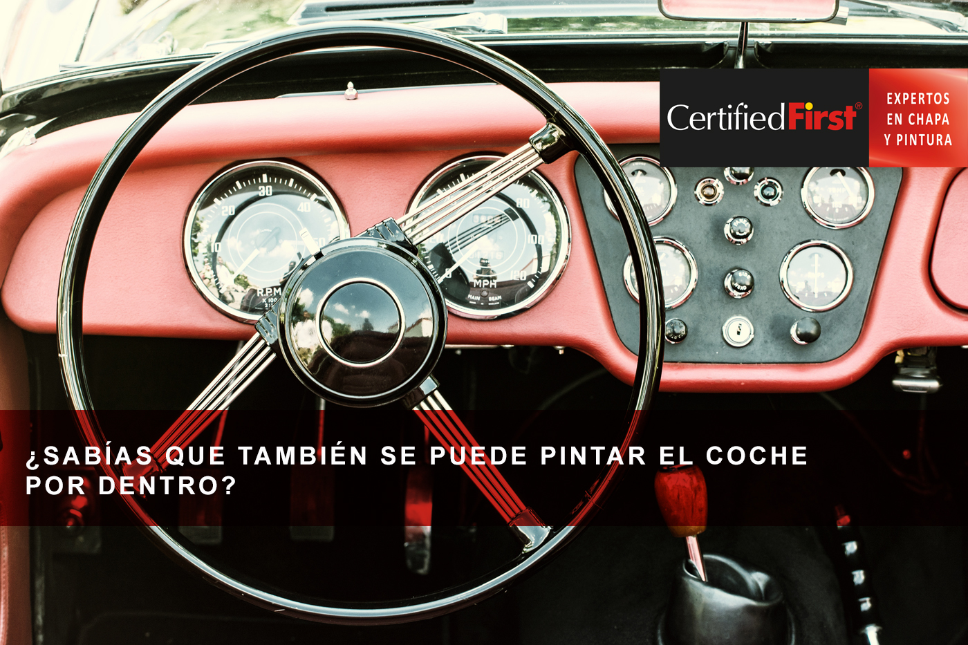 ¿Sabías que también se puede pintar el coche por dentro?