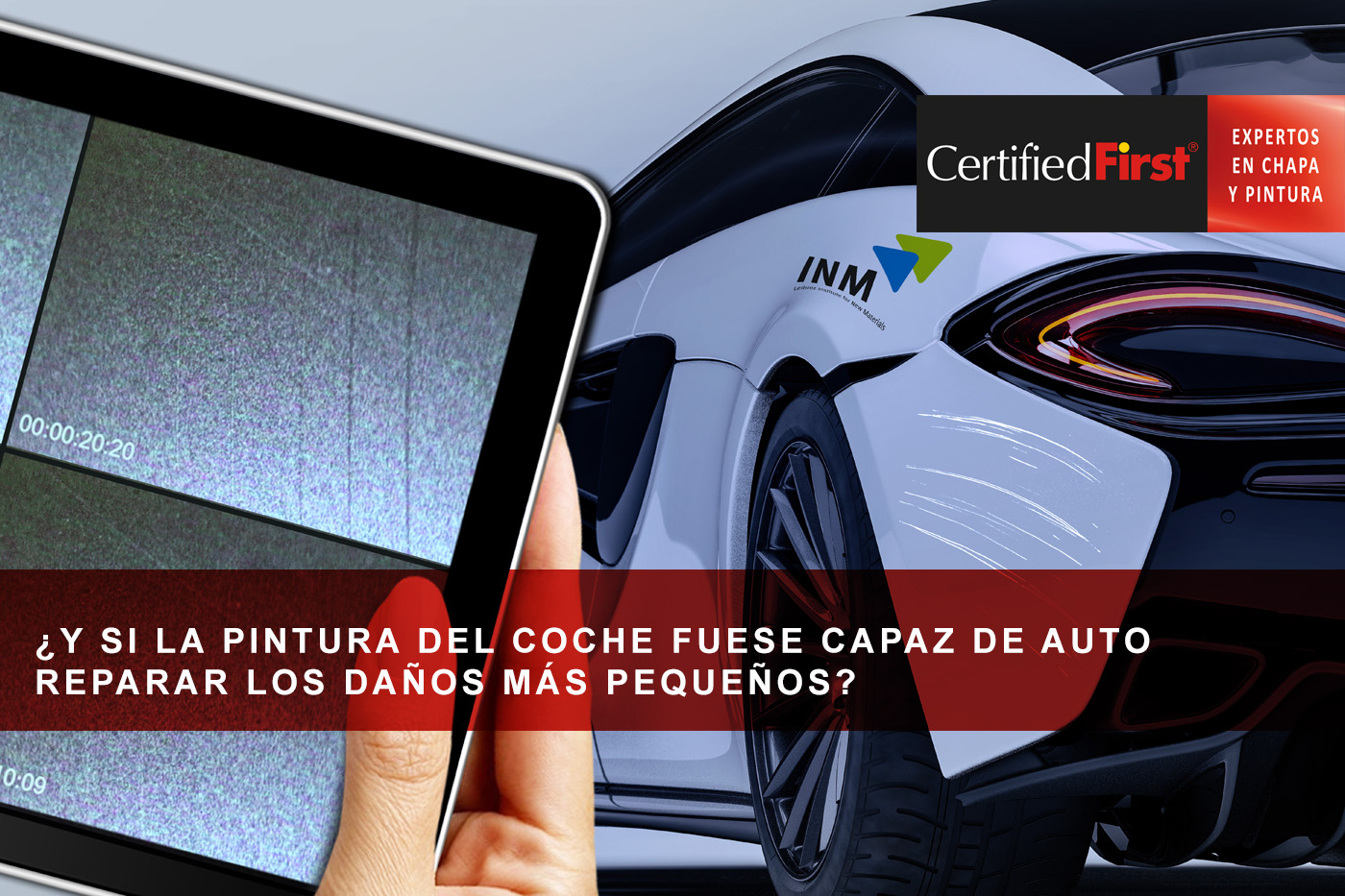 ¿Y si la pintura del coche fuese capaz de auto reparar los daños más pequeños?