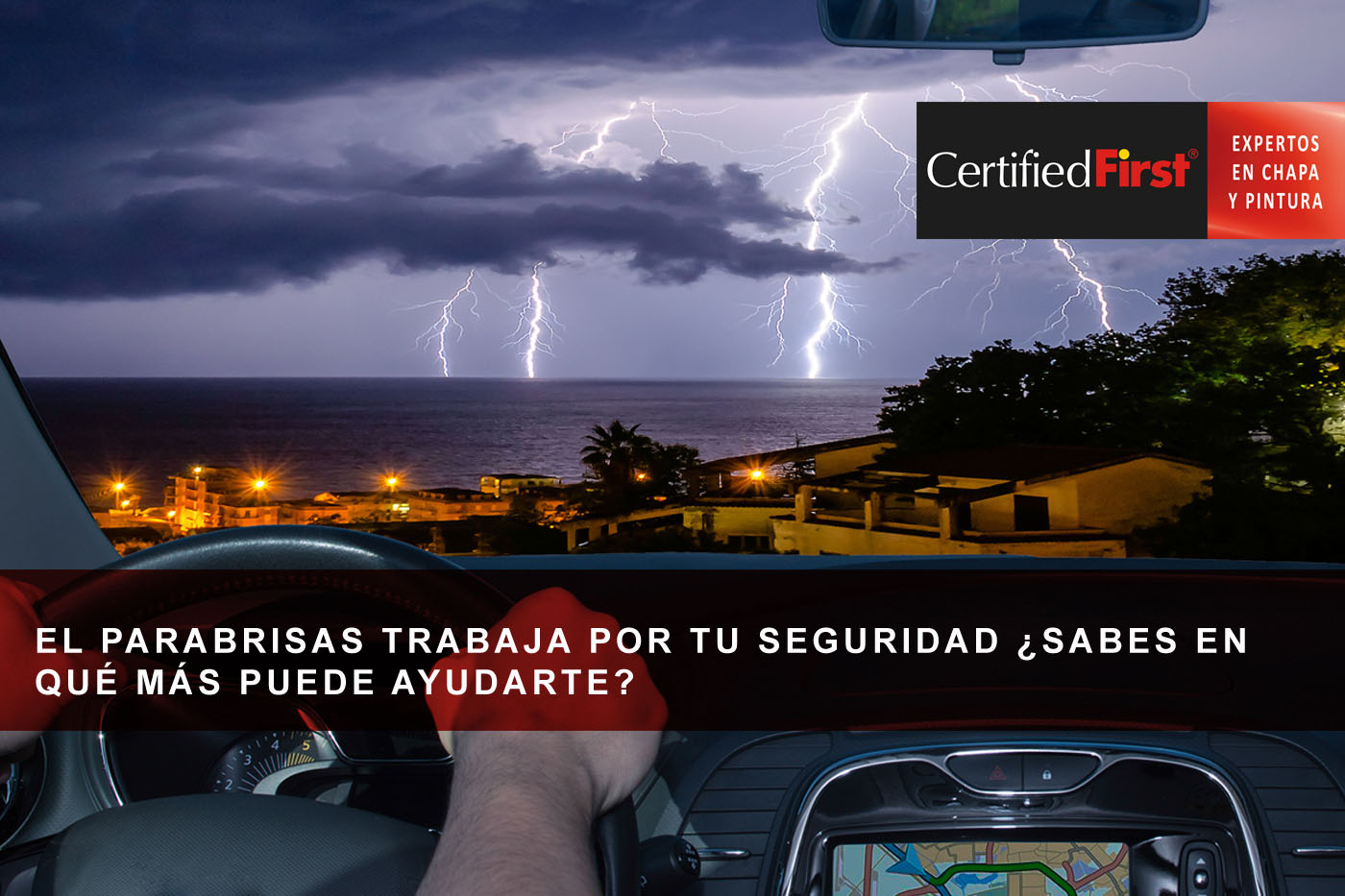 El parabrisas trabaja por tu seguridad ¿sabes en qué más puede ayudarte?