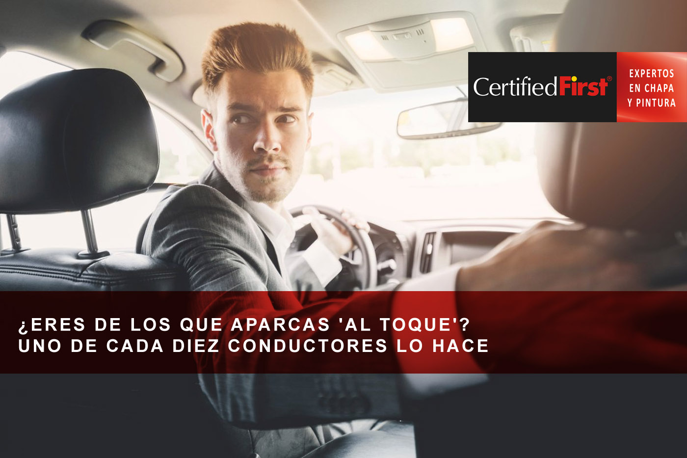 ¿Eres de los que aparcas 'al toque'? Uno de cada diez conductores lo hace