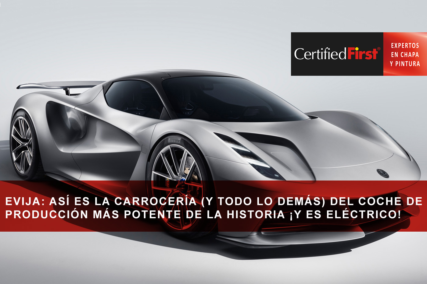 Evija: así es la carrocería (y todo lo demás) del coche de producción más potente de la historia ¡Y es eléctrico!