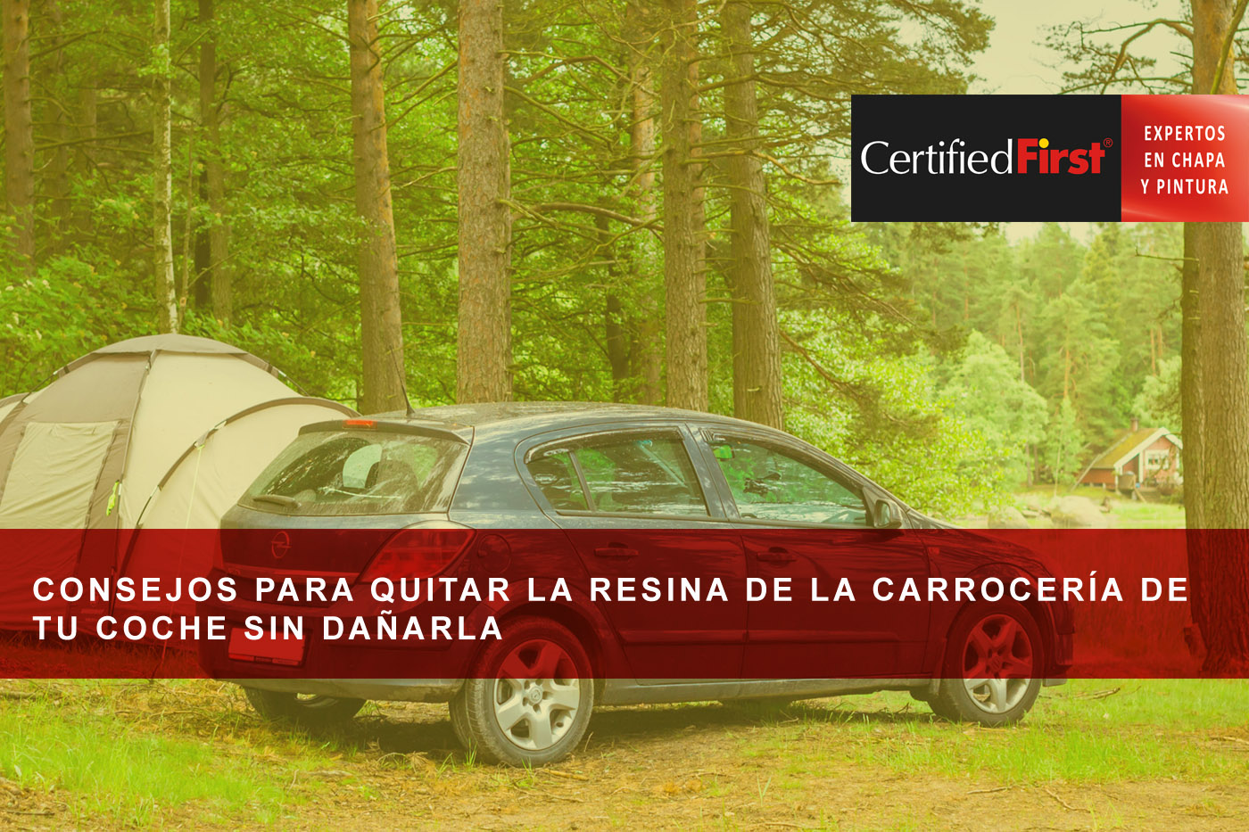 Consejos para quitar la resina de la carrocería de tu coche sin dañarla