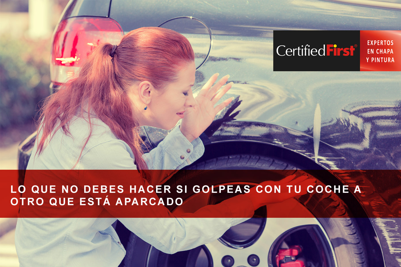 Lo que NO debes hacer si golpeas con tu coche a otro que está aparcado