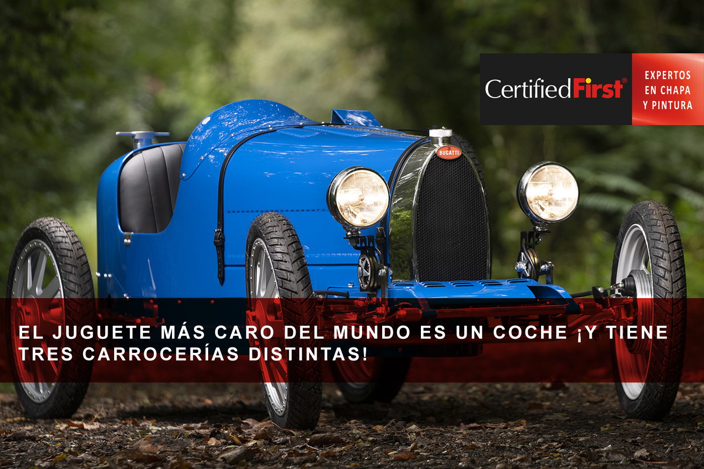 El juguete más caro del mundo es un coche ¡Y tiene tres carrocerías distintas!