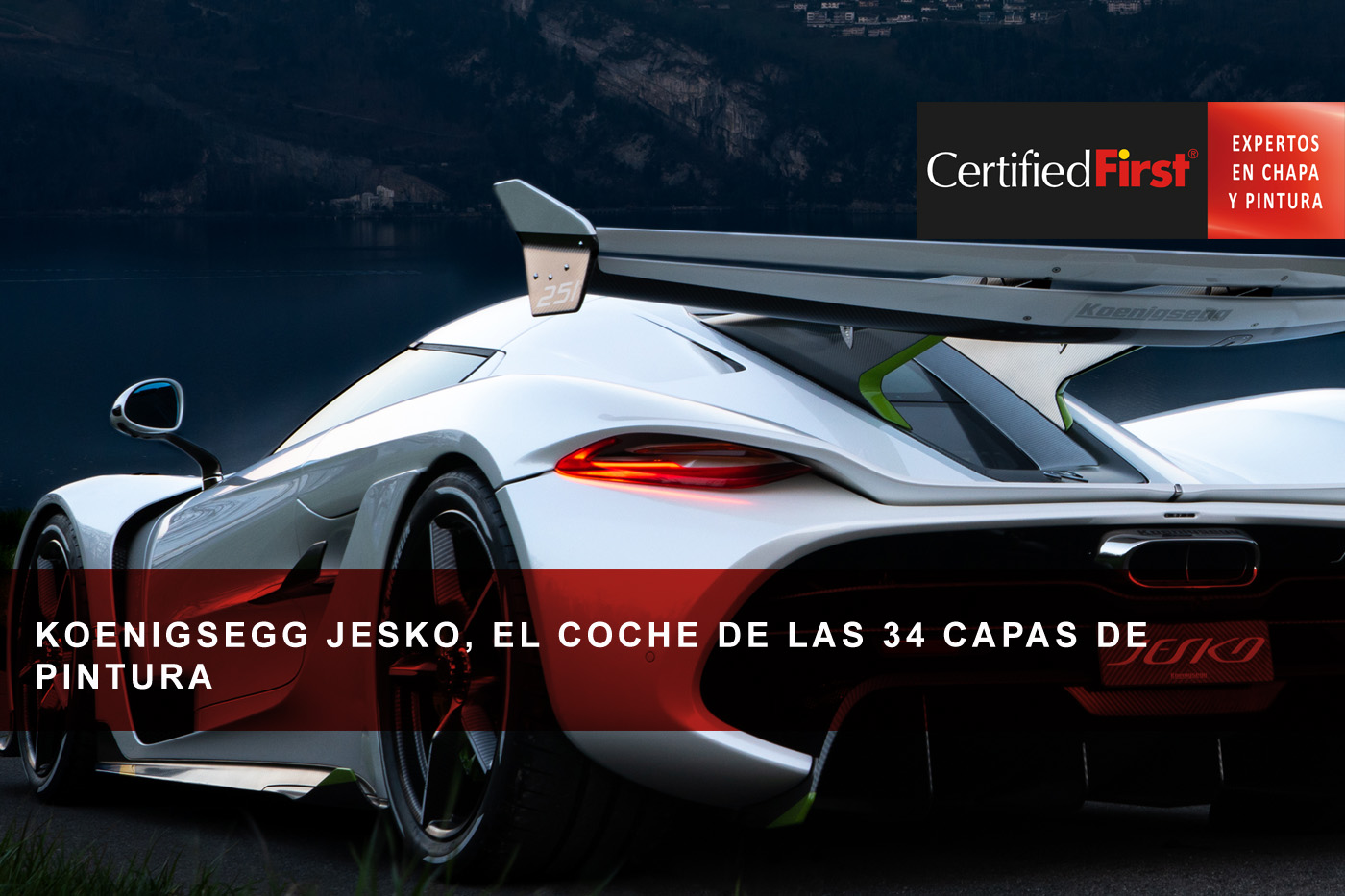 Koenigsegg Jesko, el coche de las 34 capas de pintura