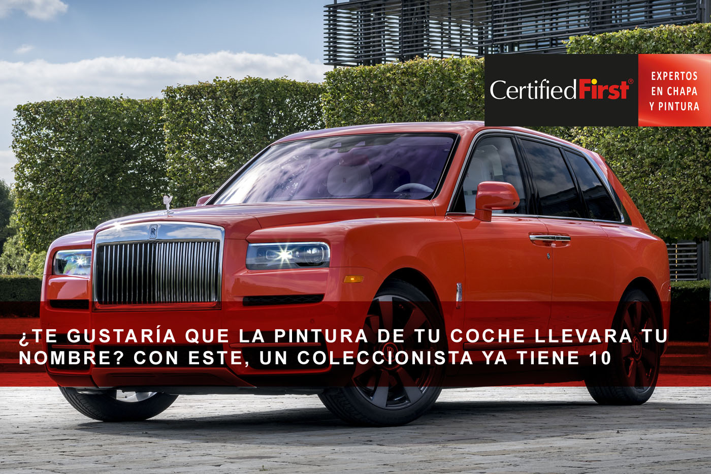 ¿Te gustaría que la pintura de tu coche llevara tu nombre? Con este, un coleccionista ya tiene 10