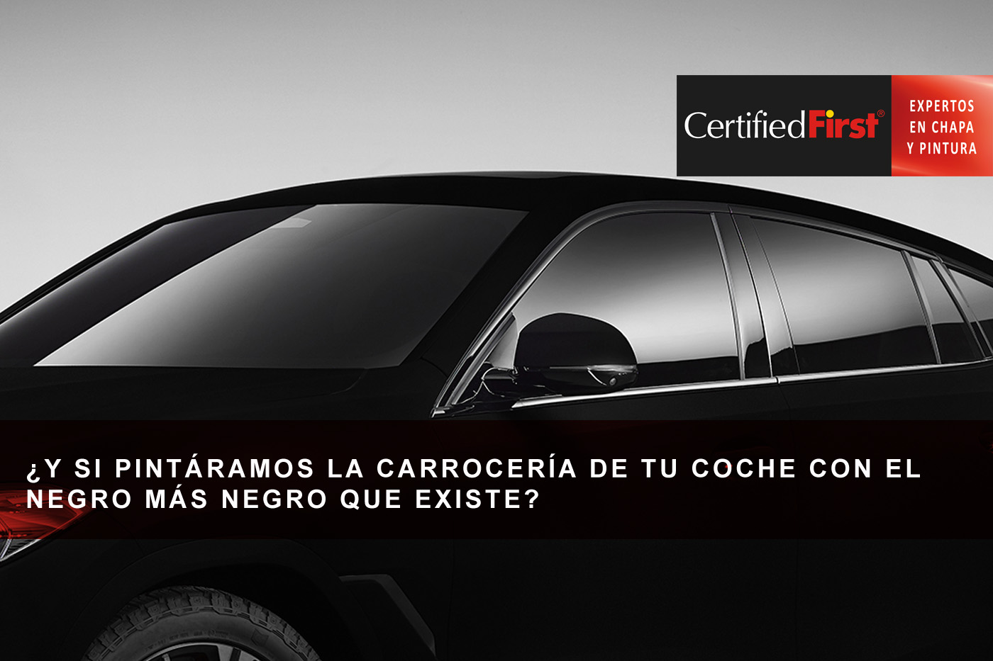 ¿Y si pintáramos la carrocería de tu coche con el negro más negro que existe?