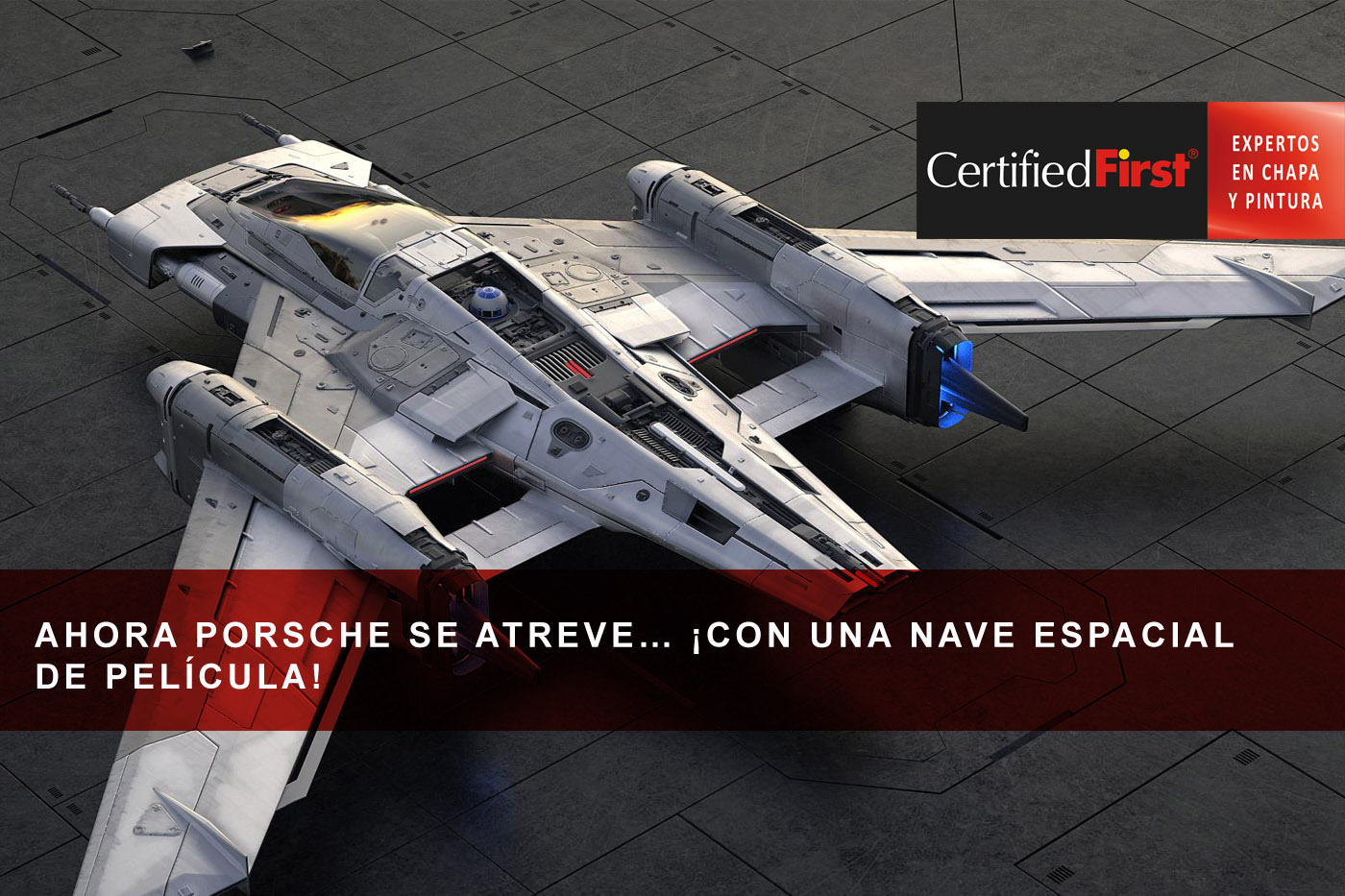 Ahora Porsche se atreve… ¡con una nave espacial de película!