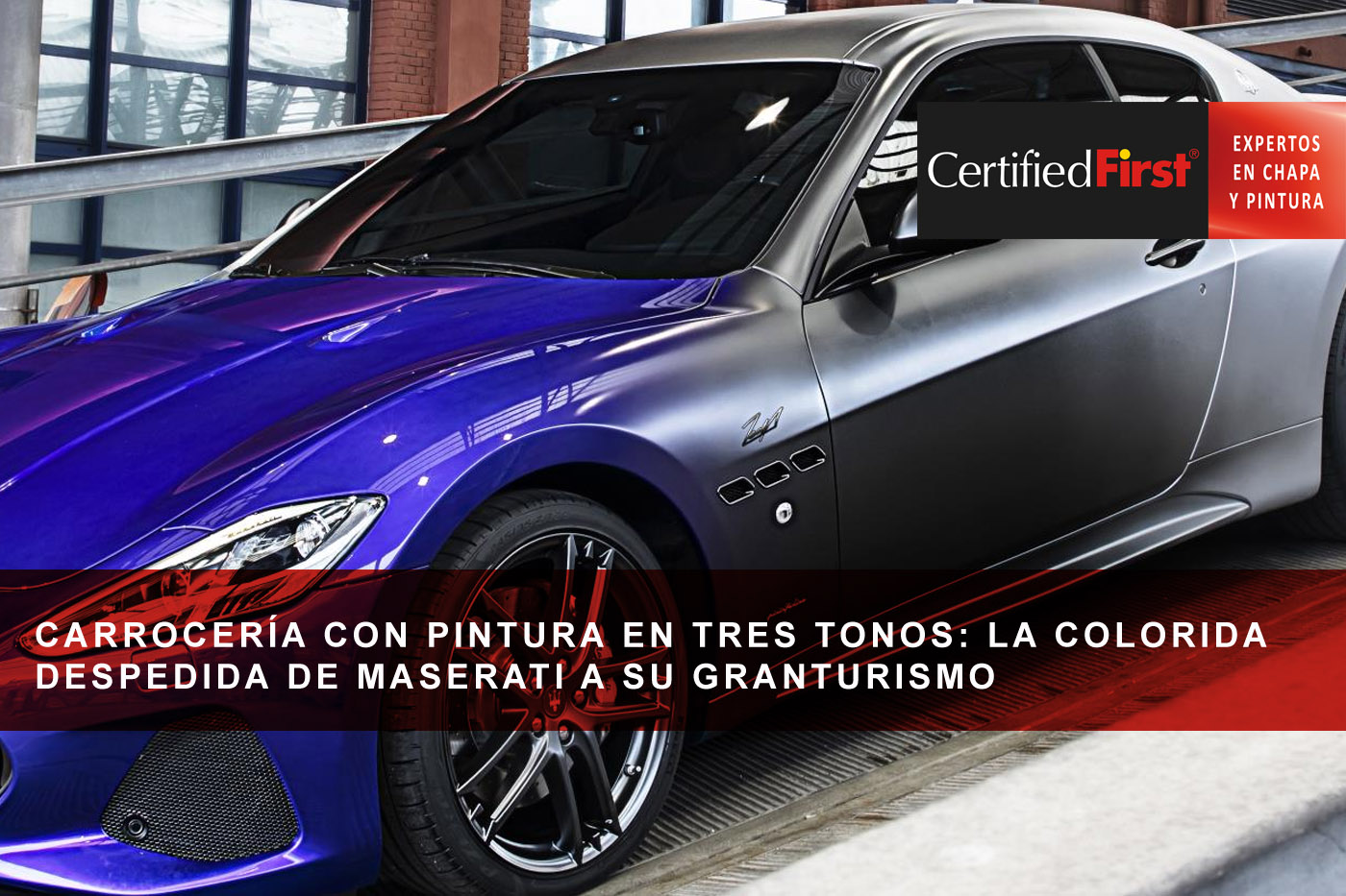 Carrocería con pintura en tres tonos: la colorida despedida de Maserati a su GranTurismo 