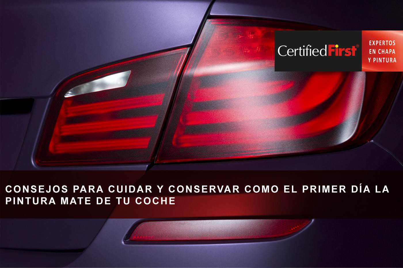 Consejos para cuidar y conservar como el primer día la pintura mate de tu coche