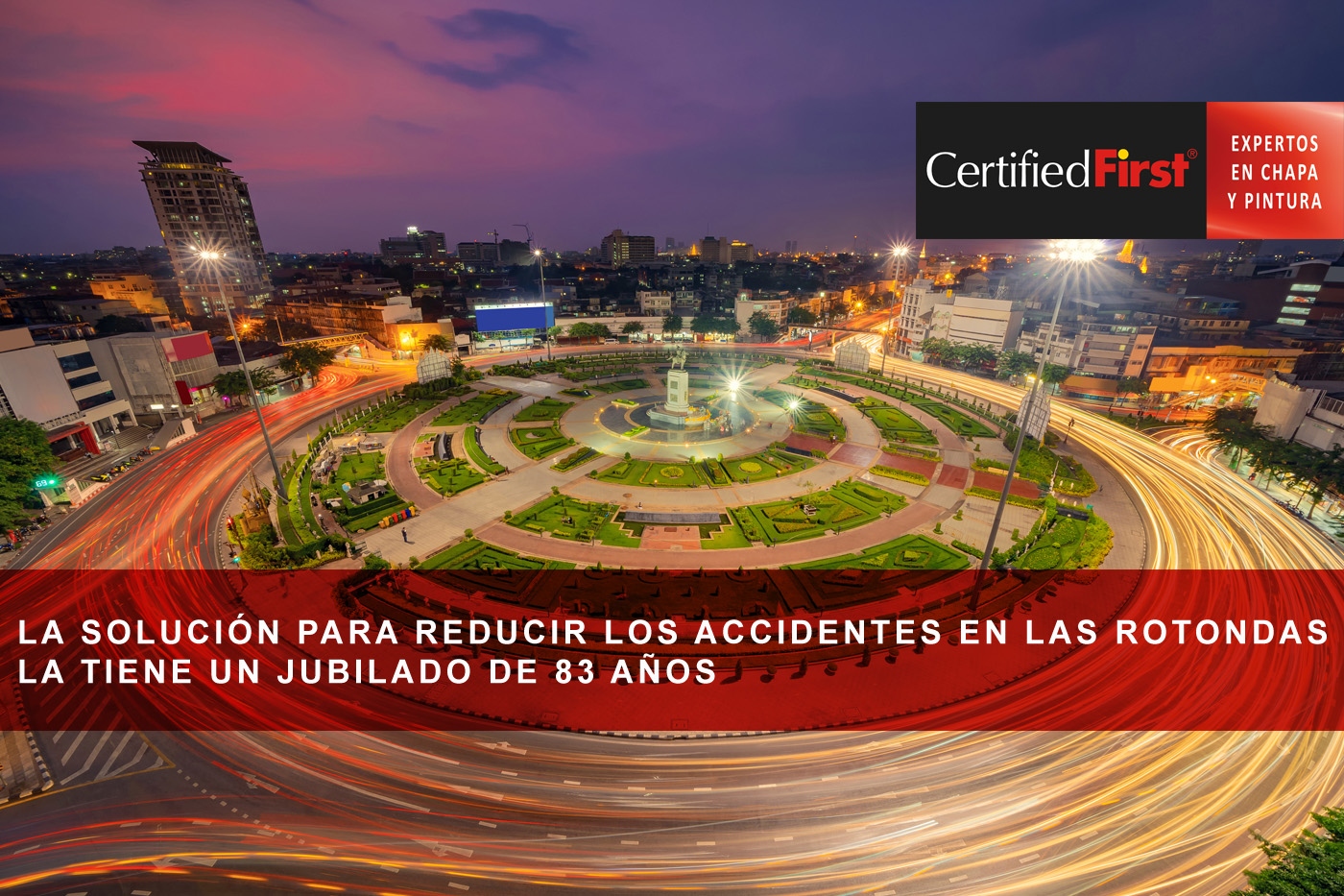 La solución para reducir los accidentes en las rotondas la tiene un jubilado de 83 años 