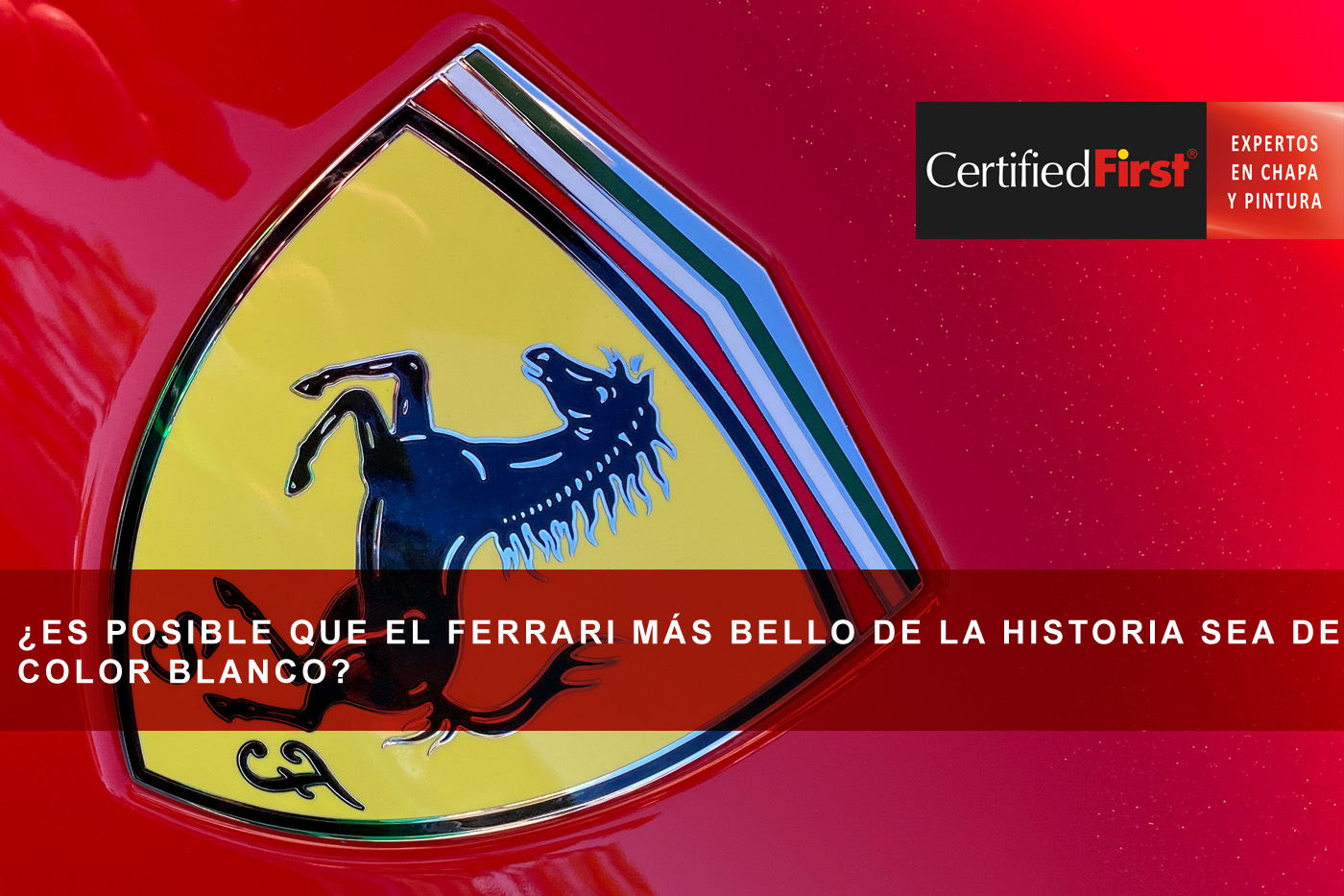 ¿Es posible que el Ferrari más bello de la historia sea de color blanco?