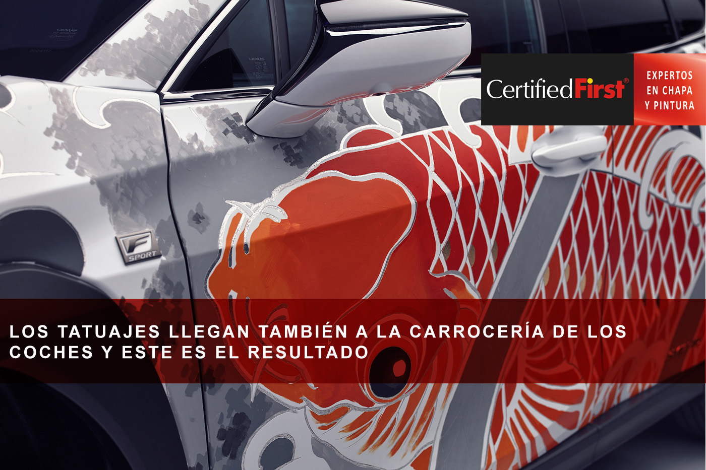 Los tatuajes llegan también a la carrocería de los coches y este es el resultado