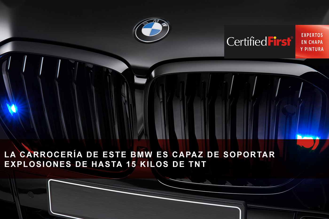 La carrocería de este BMW es capaz de soportar explosiones de hasta 15 kilos de TNT