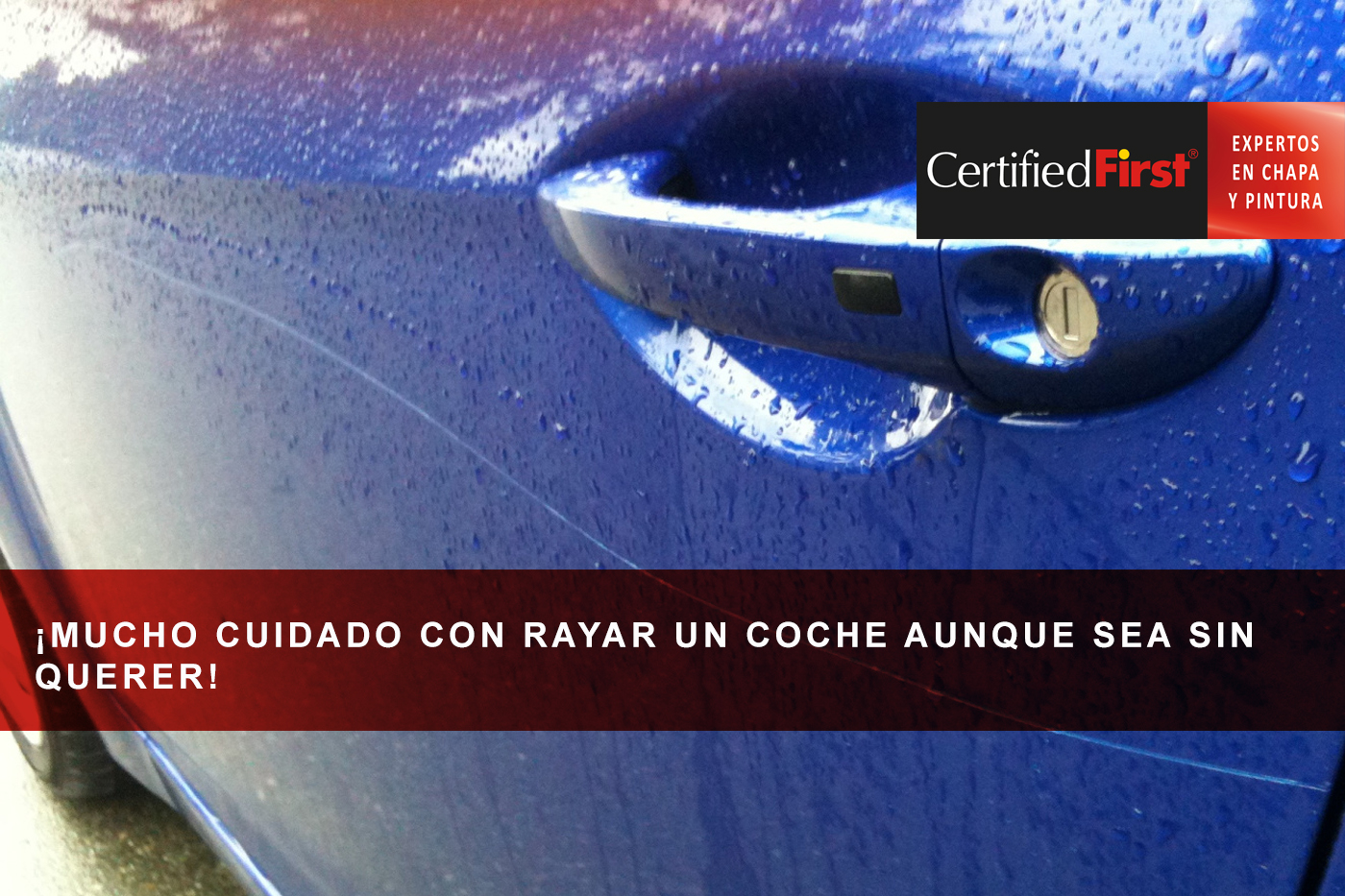 ¡Mucho cuidado con rayar un coche aunque sea sin querer!