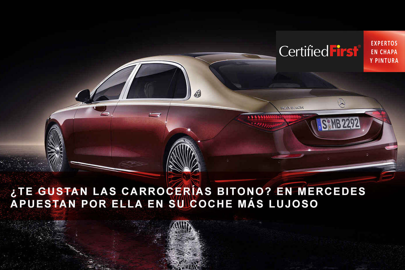 ¿Te gustan las carrocerías bitono? En Mercedes apuestan por ella en su coche más lujoso