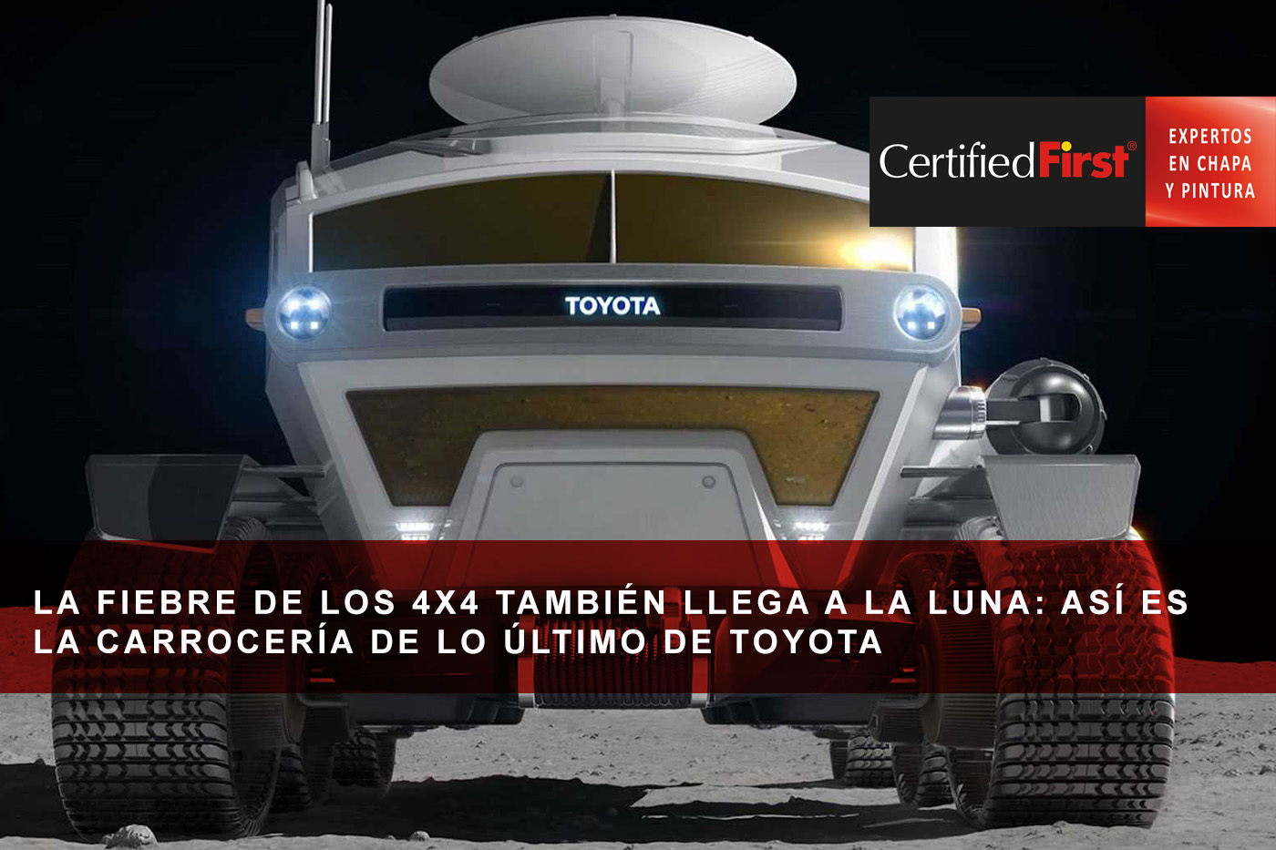 La fiebre de los 4x4 también llega a la Luna: así es la carrocería de lo último de Toyota