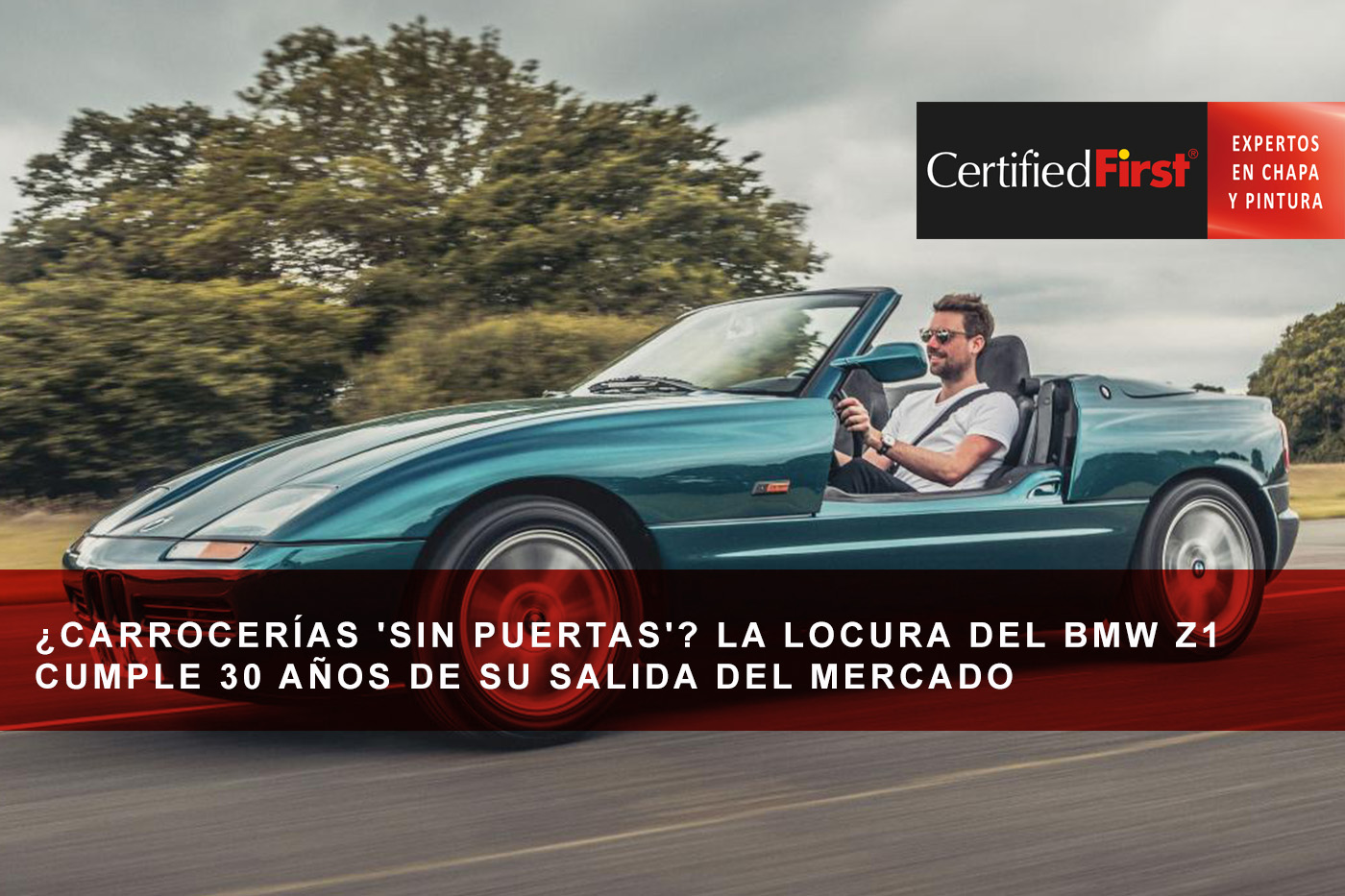 ¿Carrocerías 'sin puertas'? La locura del BMW Z1 cumple 30 años de su salida del mercado