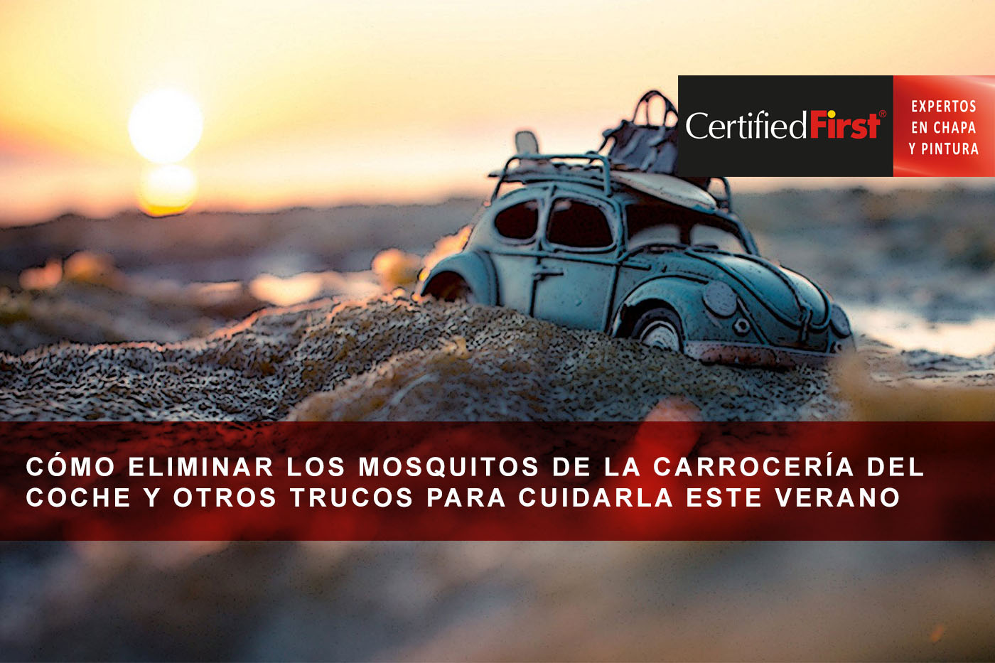 Cómo eliminar los mosquitos de la carrocería del coche y otros trucos para cuidarla este verano