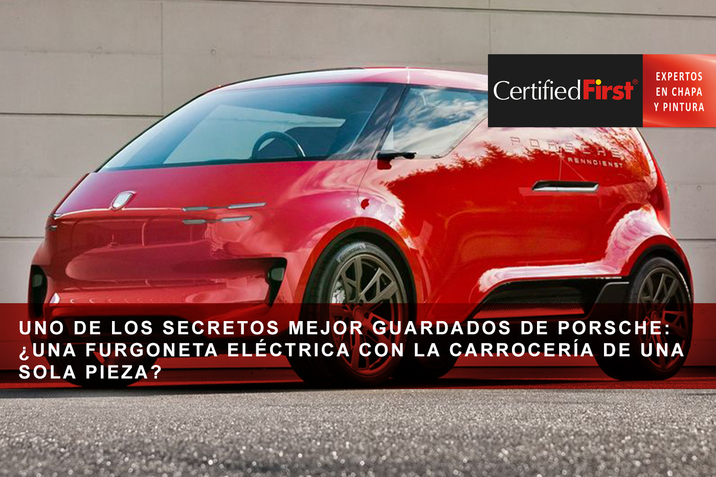 Uno de los secretos mejor guardados de Porsche: ¿una furgoneta eléctrica con la carrocería de una sola pieza?