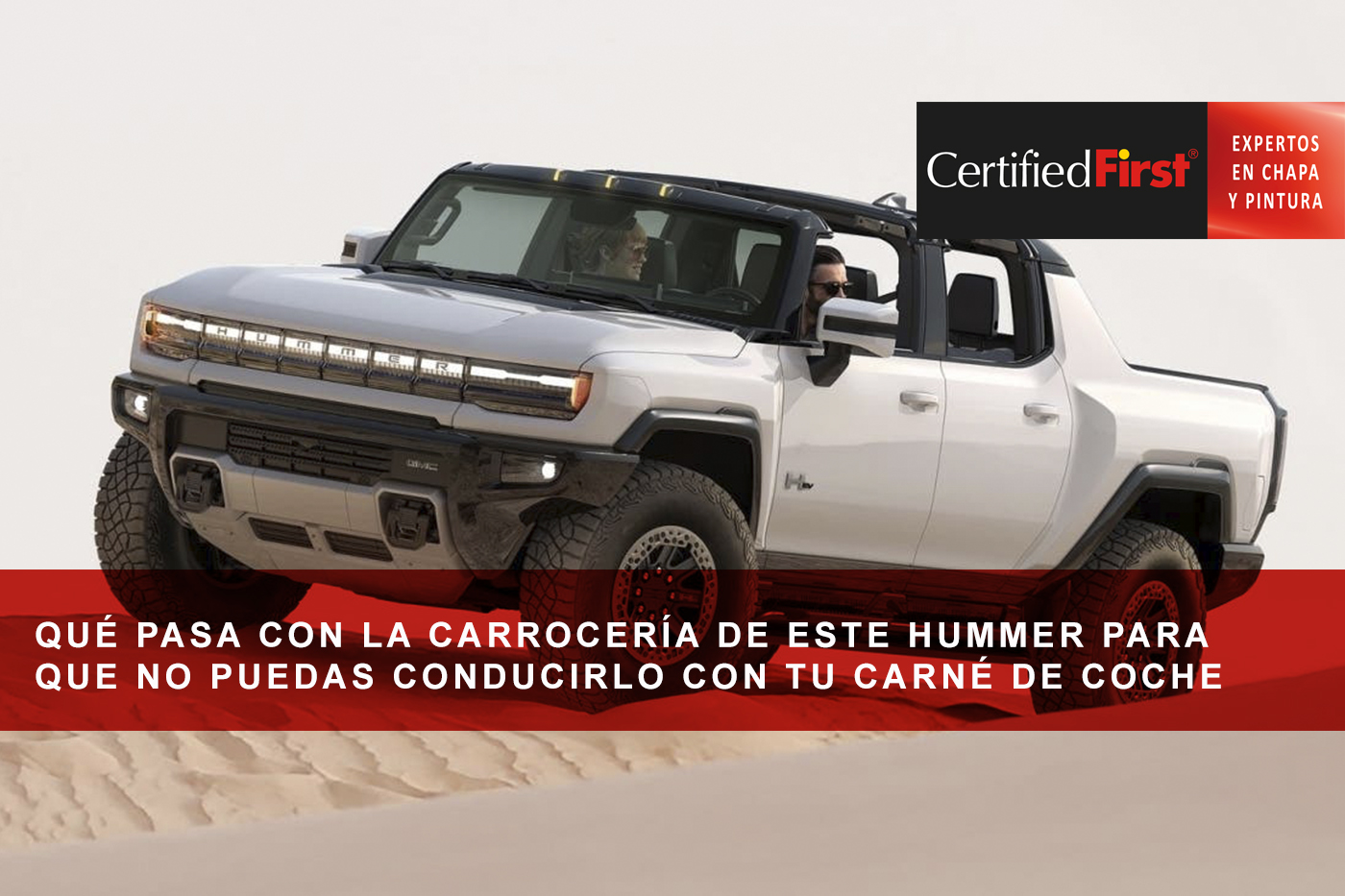 Qué pasa con la carrocería de este Hummer para que no puedas conducirlo con tu carné de coche