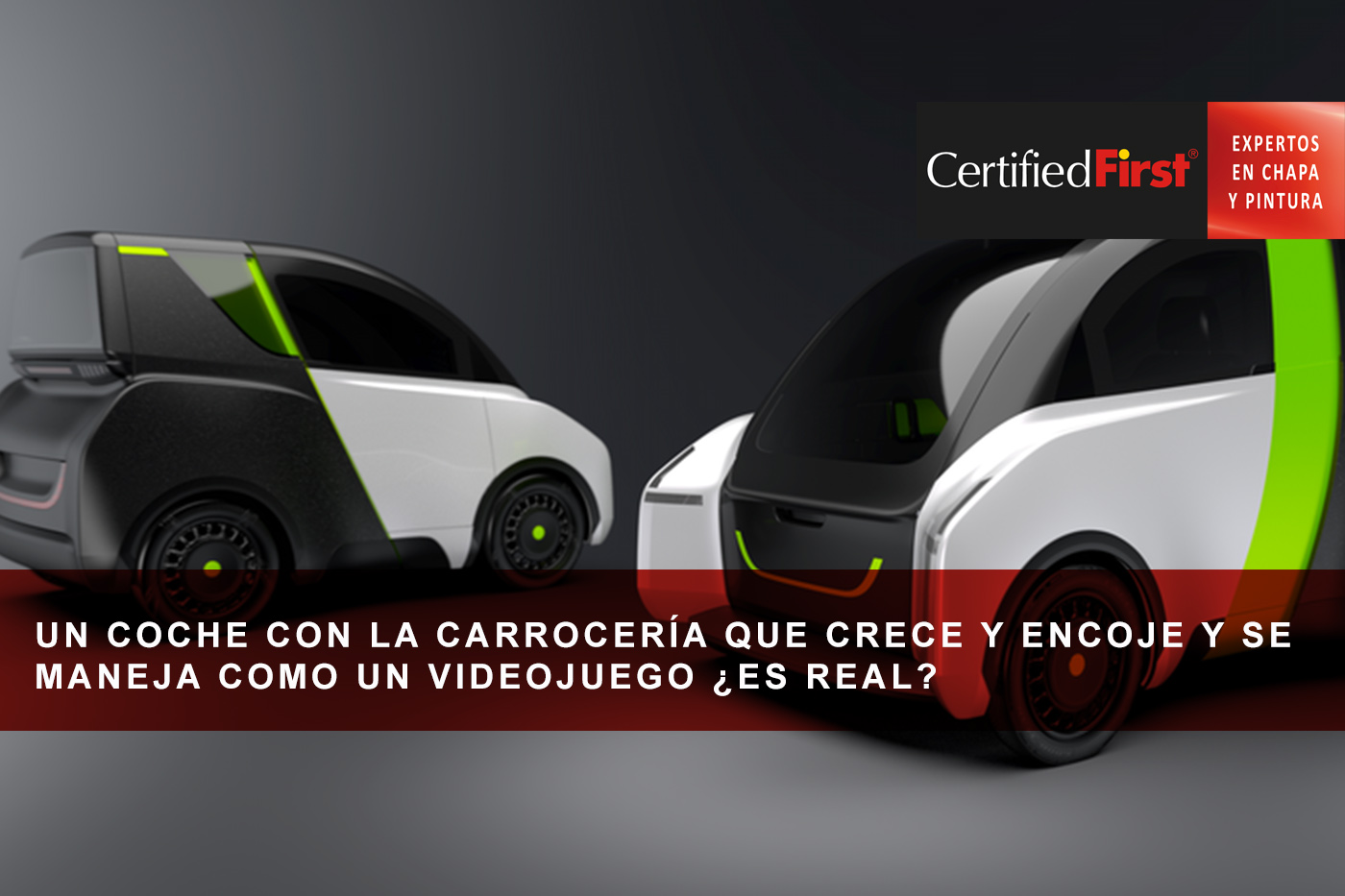 Un coche con la carrocería que crece y encoje y se maneja como un videojuego ¿es real?