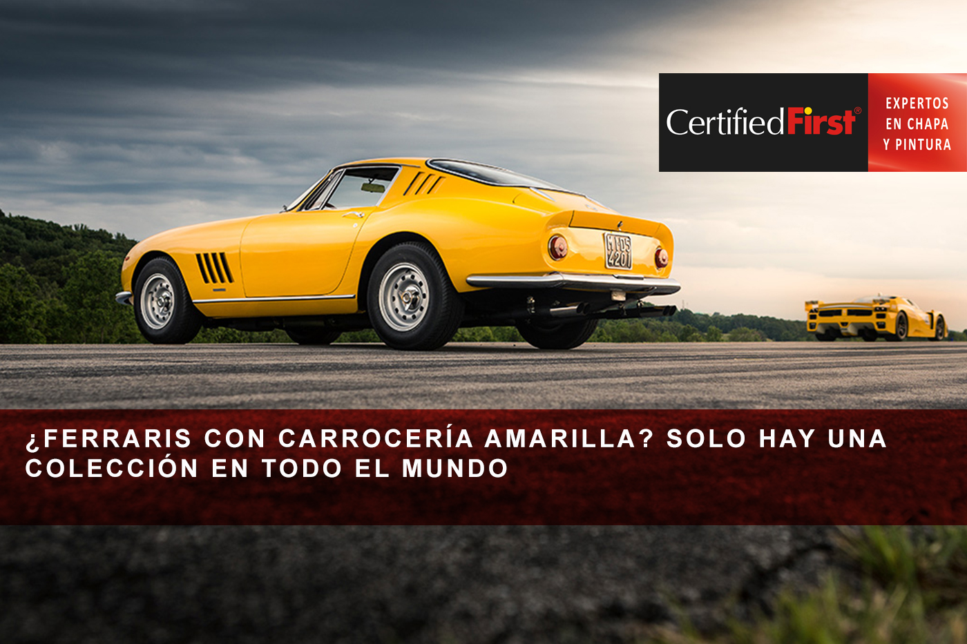 ¿Ferraris con carrocería amarilla? Solo hay una colección en todo el mundo