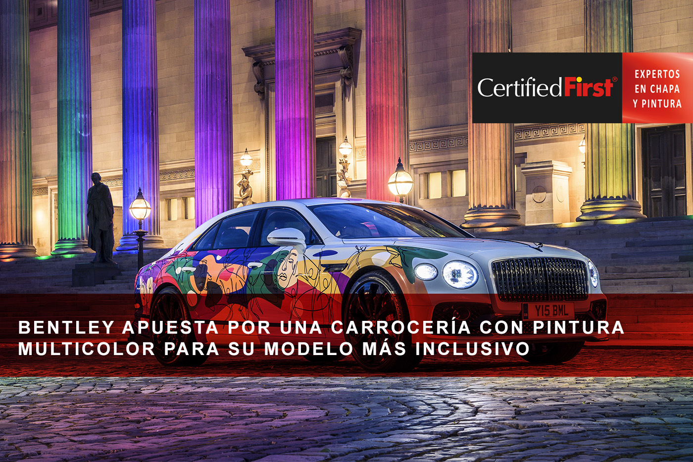 Bentley apuesta por una carrocería con pintura multicolor para su modelo más inclusivo