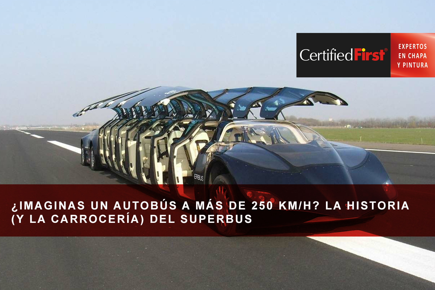 ¿Imaginas un autobús a más de 250 km/h? La historia (y la carrocería) del Superbus