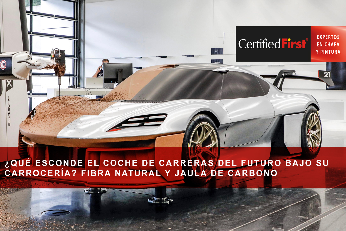 ¿Qué esconde el coche de carreras del futuro bajo su carrocería? Fibra natural y jaula de carbono