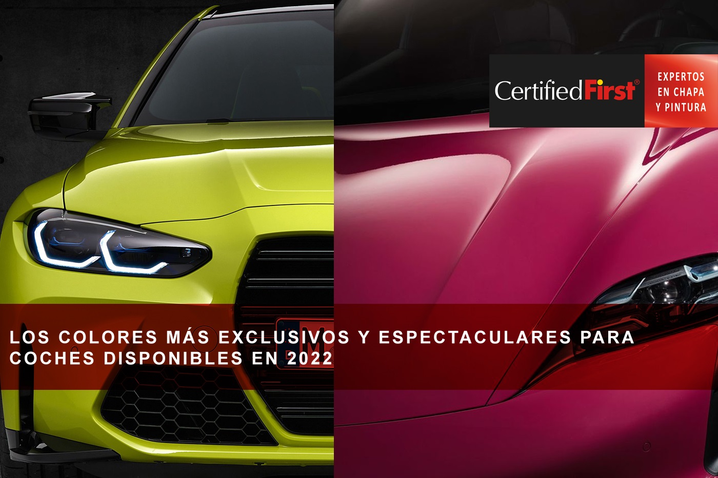 Los colores más exclusivos y espectaculares para coches disponibles en 2022