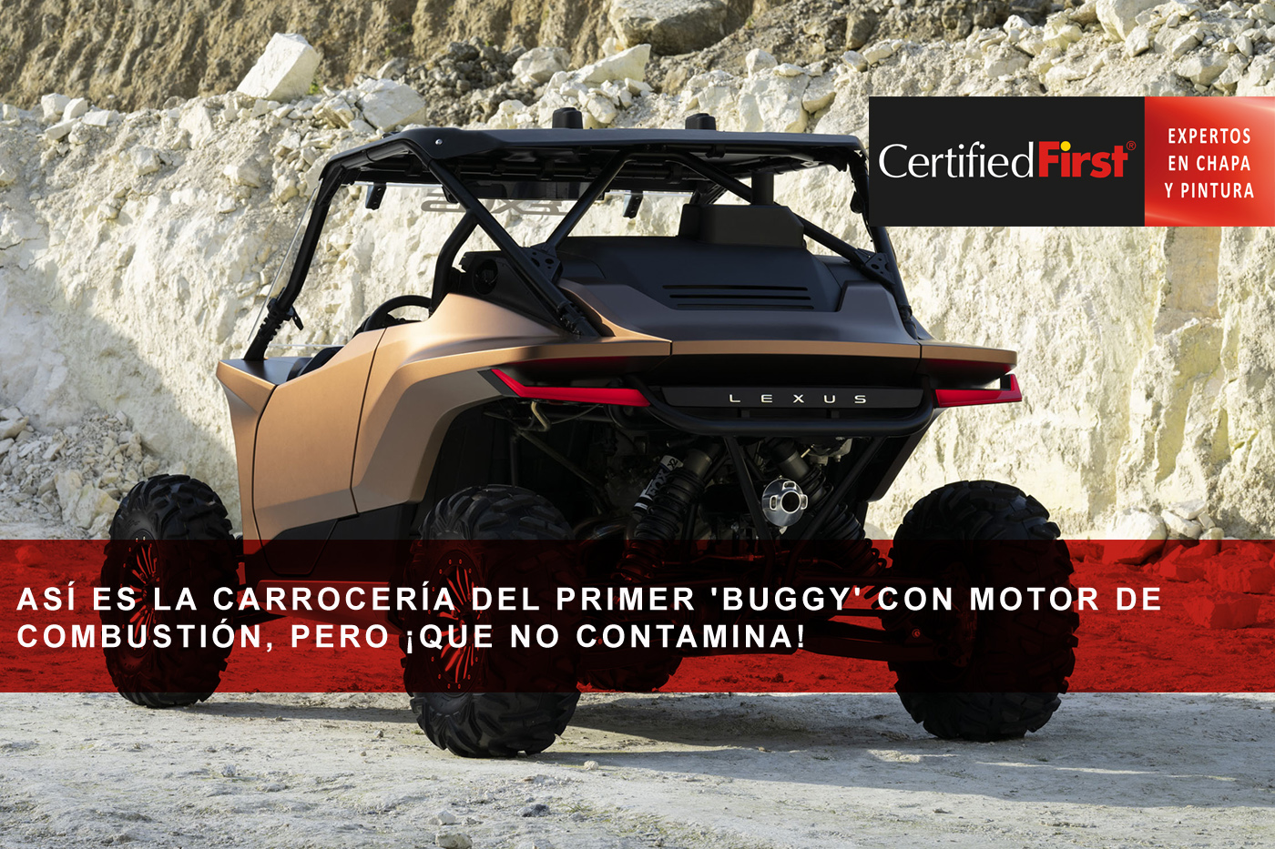 Así es la carrocería del primer 'buggy' con motor de combustión, pero ¡que no contamina!