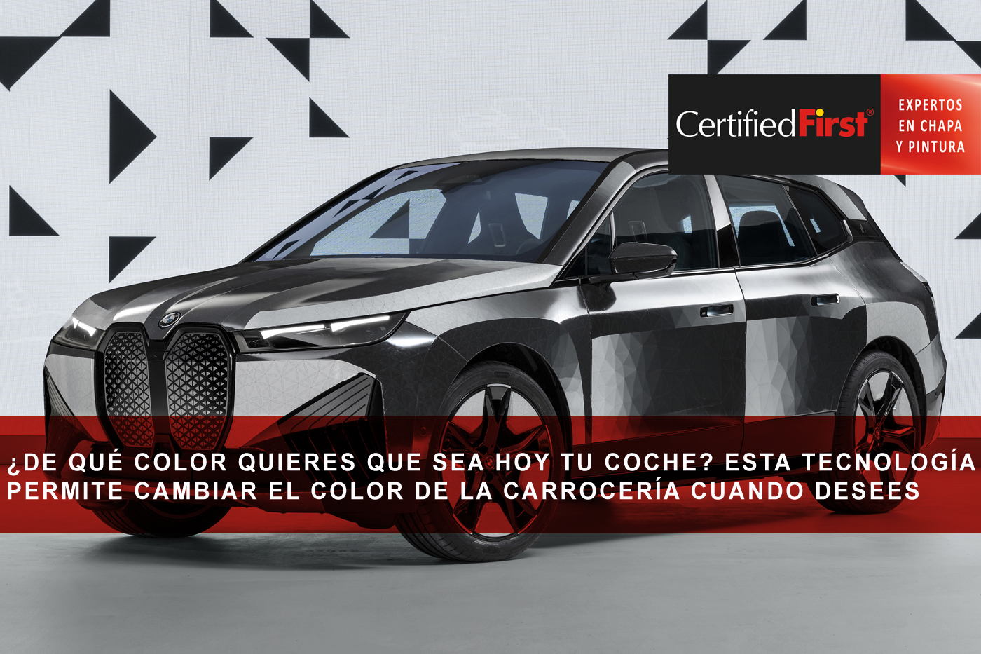 ¿De qué color quieres que sea hoy tu coche? Esta tecnología permite cambiar el color de la carrocería cuando desees