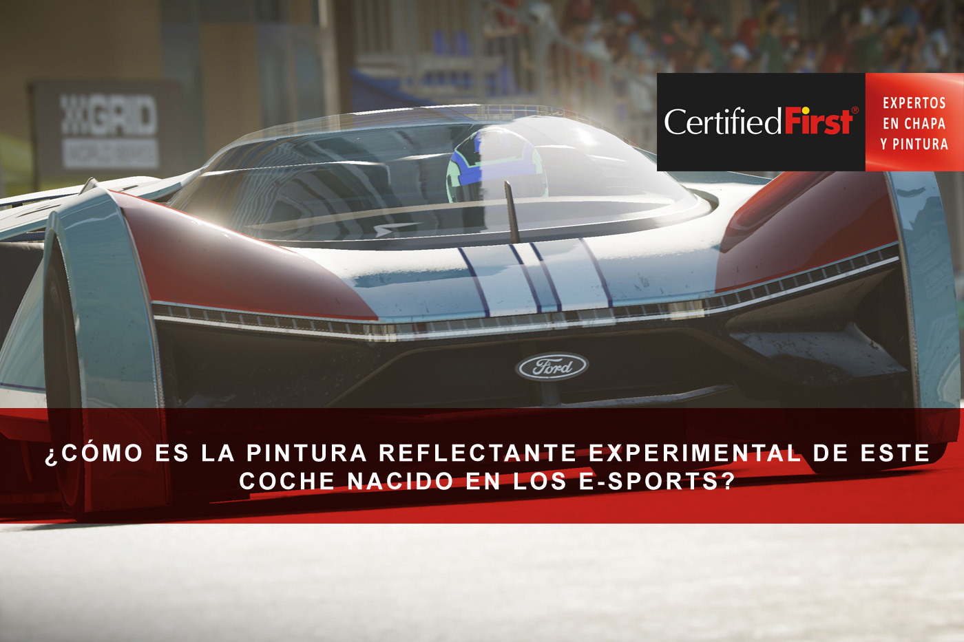 ¿Cómo es la pintura reflectante experimental de este coche nacido en los e-sports?