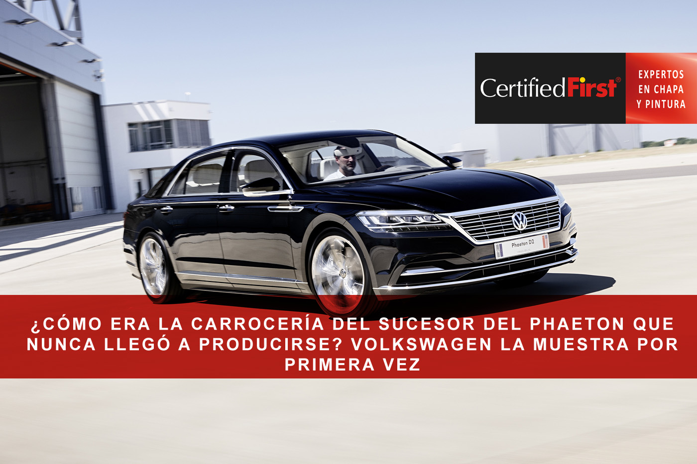 ¿Cómo era la carrocería del sucesor del Phaeton que nunca llegó a producirse? Volkswagen la muestra por primera vez