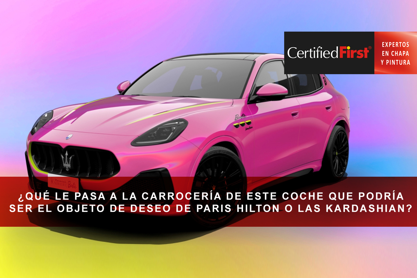 ¿Qué le pasa a la carrocería de este coche que podría ser el objeto de deseo de Paris Hilton o las Kardashian?