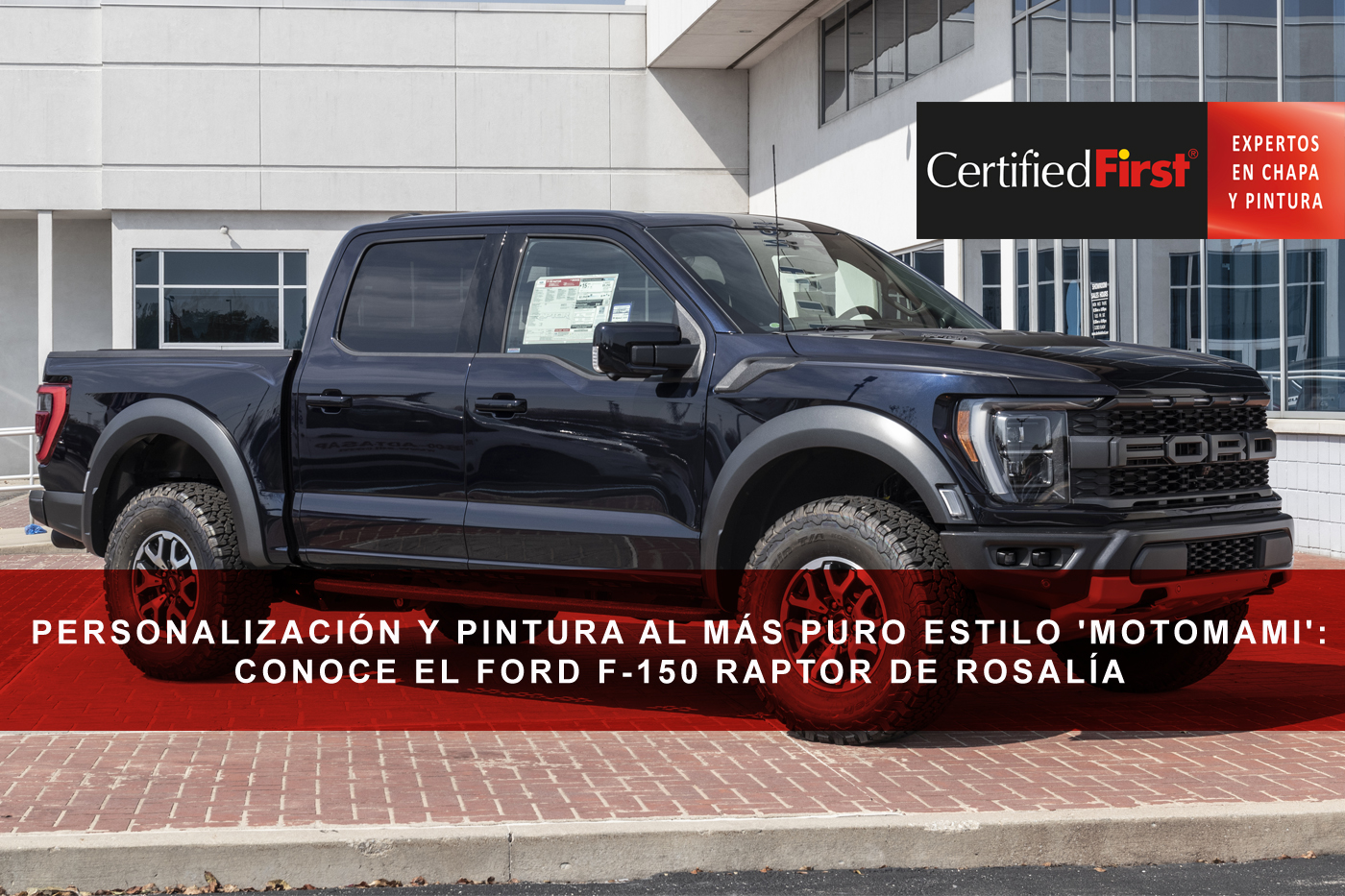 Personalización y pintura al más puro estilo 'Motomami': conoce el Ford F-150 Raptor de Rosalía