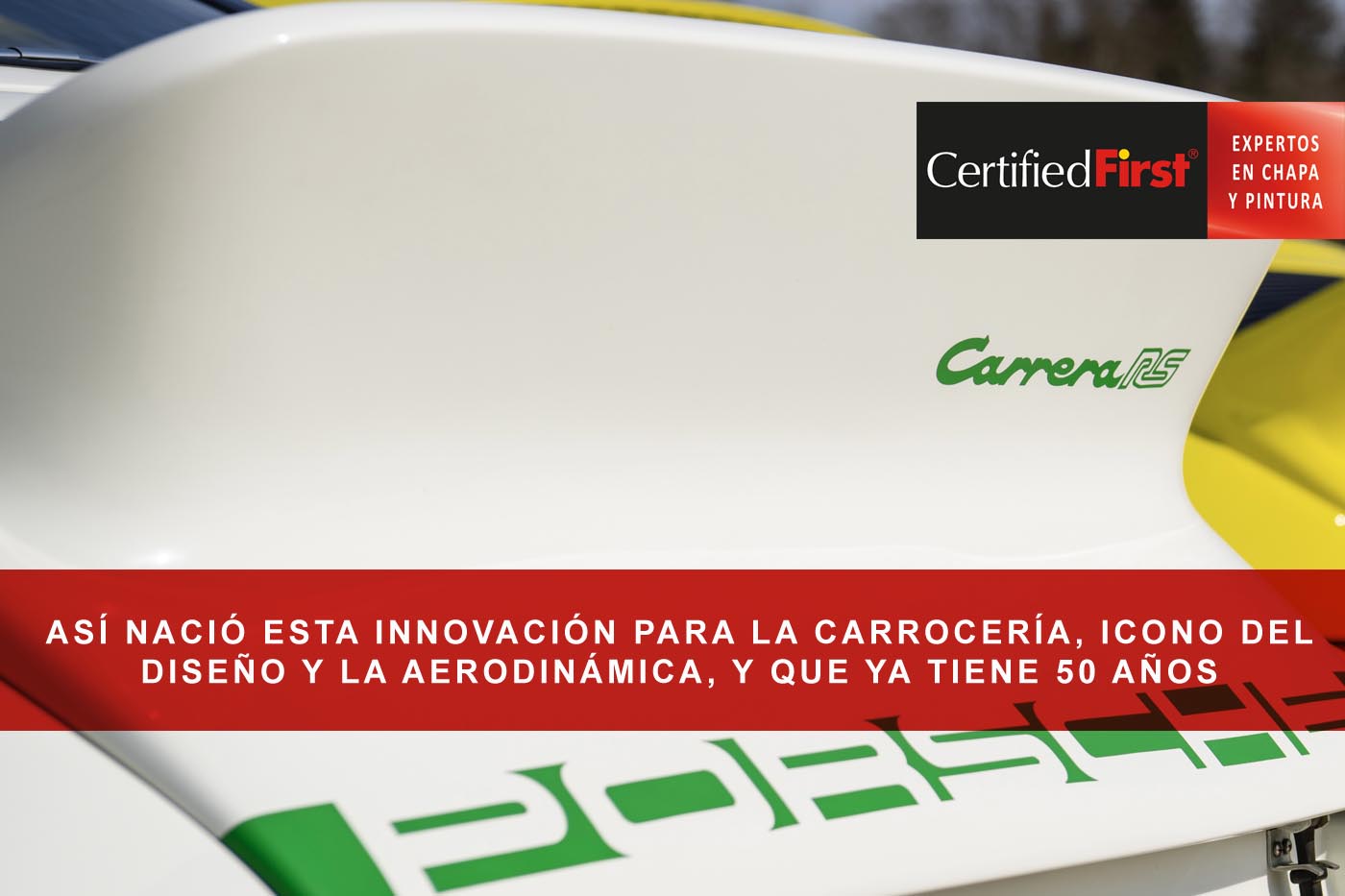 Así nació esta innovación para la carrocería, icono del diseño y la aerodinámica, y que ya tiene 50 años